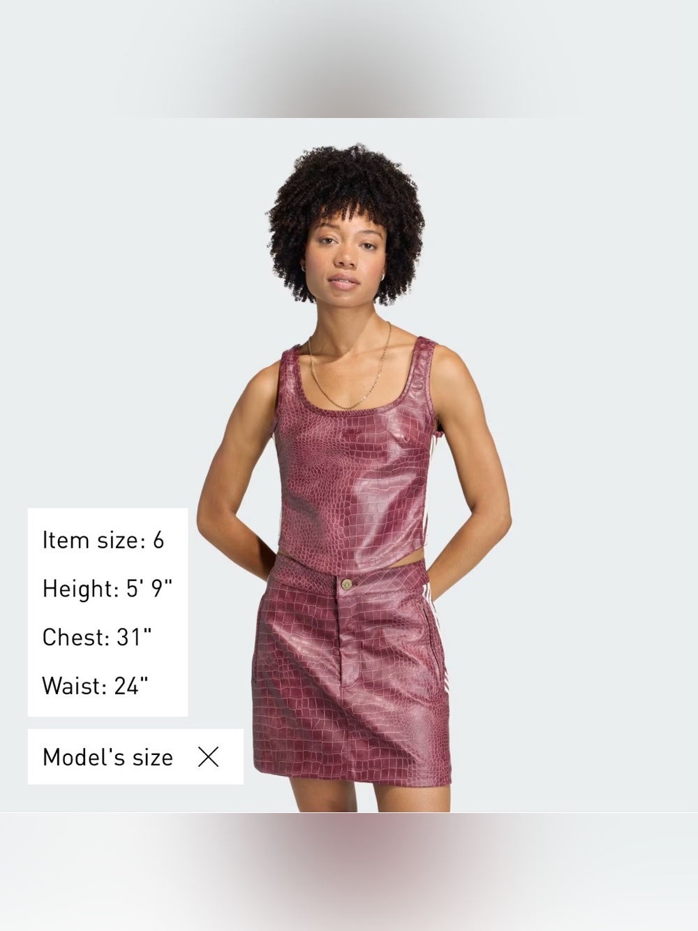 ADIDAS PLEATHER CORSET